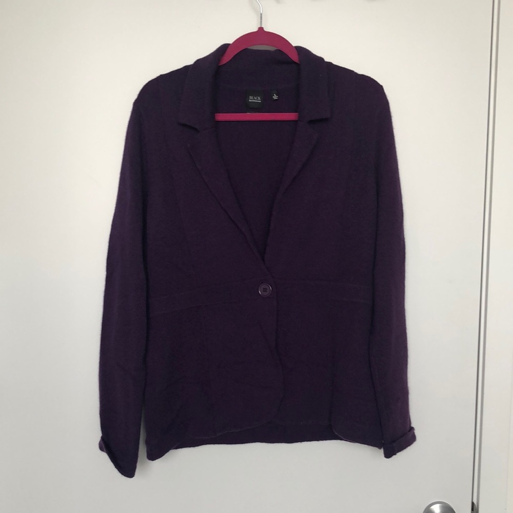 Black Saks Fifth Avenue Cashmere Cardigan